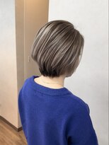 Amu.【アムドット】【3/1 NEW OPEN(予定)】 バレイヤージュケアブリーチダブルカラーショートショートボブ