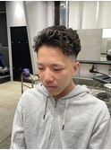 宮城リョータ風リバースパーマ