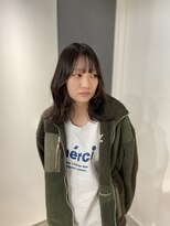 ソワンドゥブレスシエン 堀江店(soin de brace CIEN) ミディアムレイヤー×オリーブベージュ