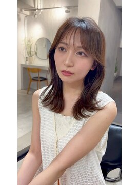 フォト 新宿三丁目(foto) 小顔黒髪オリーブグレーココアベージュボブ髪質改善ブリーチ新宿