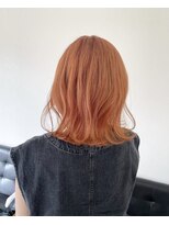 カフール(hair salon CAFULE)&nbsp;可愛いオレンジカラー