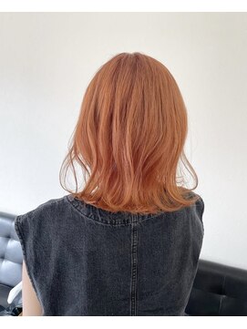 カフール(hair salon CAFULE) 可愛いオレンジカラー