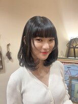 ヘアアンドスペース ベロン(hair&space velon) 重ためボブ