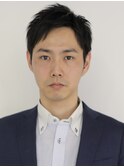 ジェントルショートツーブロック刈り上げアップバング