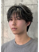 ドアベルメンズ(Door Bell Men’s)&nbsp;ダウンバングフェザーショート×ハイライト