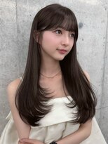 エヌアイ オモテサンドウ(ni omotesando)&nbsp;上品韓国◇暗め透明感ショコラグレージュ顔周り