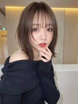 サンド ミュウ 横浜店(sand mieu)&nbsp;くびれボブ/レイヤーボブ/顔周り/韓国顔周りカット/ミディアム