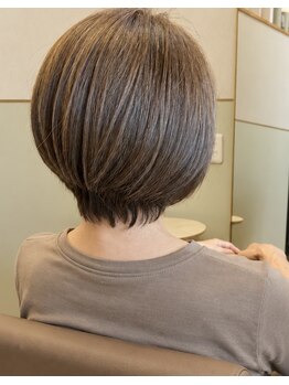 イン(...in)の写真/【中川原/NEW OPEN】女性stylist1人の貸切個室空間の美容室で、大人女性に似合うショートボブを提案☆