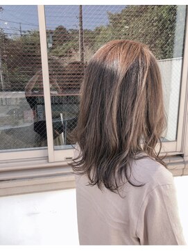 マイ ヘア デザイン 岡崎(MY hair design) ほんのりピンクベージュ