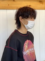 アメラボ(AmeLab)&nbsp;【韓国系】ミディアムマッシュウルフ×ツイスパ×ブリーチカラー