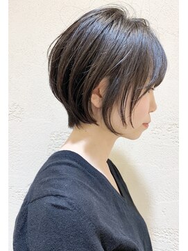 モリオ フロム ロンドン サッポロファクトリー店(morio FROM LONDON) 【morio札幌】札幌髪型大人かわいい黒髪丸みショートボブ