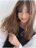 【透け感ベージュ】ミディアム☆
