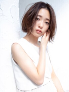 オーバーヘアー 倉敷店(over hair) 【La fith】 センターパート×ボブスタイル