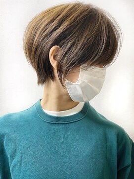 ステップ(STEP) 【姫路STEP】丸みショートカット＊マットベージュ30代40代50代