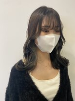 シェノン 武庫之荘(CHAINON)&nbsp;ペールベージュ/外ハネボブ/セクションカラー/髪質改善