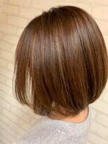 ロマンヤカタ ファース(ROMAN YAKATA fars)&nbsp;髪質改善トリートメント　艶髪　前下がりボブ＠田代4/6