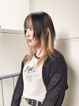 ノブレス(NOBLESSE) ロングウルフ/インナーカラー