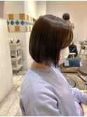 《maya》ぷつっとボブ*ナチュラルボブ*オリーブカラー