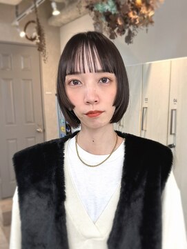 シェノン(Chainon.) ミニボブ　シースルーバング　姫カット　前髪　【博多】