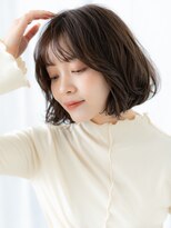 ドクターズ サロン ラブ(Dr's Salon LAB)&nbsp;大人かわいいシースルーバングゆるふわミディd古河20代30代40代