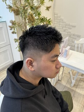 タブー 岐阜店(TABOO) バーバー風ナチュラルフェードショート