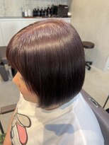 プラスシー(+C)&nbsp;カシスピンクとカシミアトリートメントで艶カラー/脱白髪染め