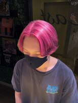 ジルバイジゼル(JILL by GiseL)&nbsp;中世ウルフ/メンズウルフ/ハイトーン/ダブルカラー/ホワイト