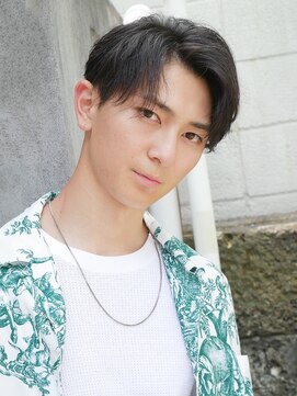 ブルーダー(Bruder) フェザーパーマ　ショートマッシュベース　ニュアンスパーマ