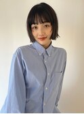 顔まわりレイヤーボブ