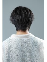 リップス 自由が丘(LIPPS)&nbsp;ソフトツイストスパイラルパーマセンターパートウルフメンズヘア