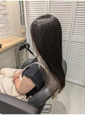 【EIGHT 豊崎】お客様スタイル_インナーブリーチ×グレージュ
