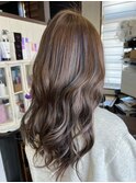 大人可愛いゆるふわナチュラルウェーブロングヘア20代30代40代