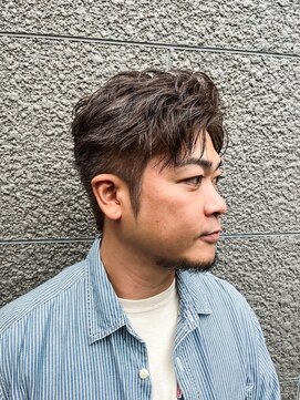 ミスターマウントロックバーバーショップ(MR.MT.ROCK BARBER SHOP) 王道　アップバング