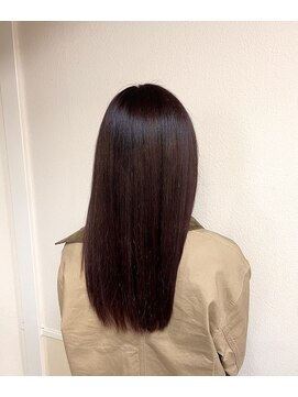 ラインヘアー(LINE HAIR) レッドブラウン