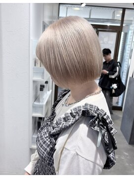 ブリーチ　ダブルカラー　髪質改善