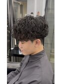 MEN’S HAIR/波巻きマッシュ