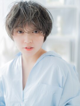 カバーヘア 上尾西口店(COVER HAIR) くせ毛風フェザーショートプードルボブパーマc7上尾20代30代40代