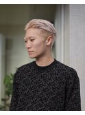 ミルクティーベージュオールバック