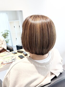 ストフ(stof) ショートカット/ショートボブ/ハイライト