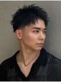 【爽やか好印象】アップバングショート×ナチュラル刈り上げ