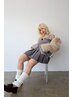 顔周りカット+リーカスカラー+フローディアTR ¥9500
