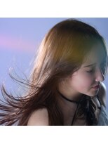 アンアタッシュ(UNE ATTACHE)&nbsp;Prism Greige 大人可愛い透明感カラー×前髪縮毛矯正ストレート