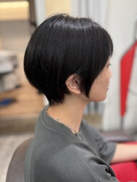 ファースト 長町店(first) 【30代40代～】印象変わる/丸みショートヘア/暗め/グレージュ