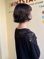 ヒントステーション(HINTSTATION)&nbsp;〈浅草 半個室〉ミニボブ無造作パーマ