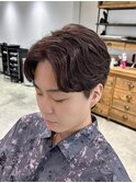 《大人男髪》短め色気センターパート