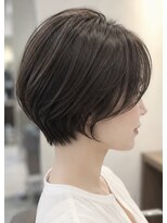 リアン アオヤマ(Liun Aoyama) 大人コンパクトショート/アッシュベージュ/30代/40代/50代