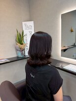 パーミルヘアーピピ(permille hair pipi)&nbsp;カシスブラウン×くびれ巻き