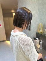 サンド 池袋 2nd(sand)&nbsp;切りっぱなしボブ/縮毛矯正/地毛風縮毛矯正