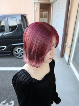 アルル ヘアー(ALULU HAIR)の写真/若松でトレンドカラーをするなら“ALULU”にお任せ♪マンツーマンだから安心して最高の貴方にしてくれる☆