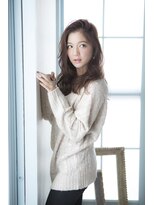 ミエルヘアーエスト 新宿店(mielhair est)&nbsp;かきあげ前髪でおとな可愛い流行りの髪型に☆【mielhair新宿】